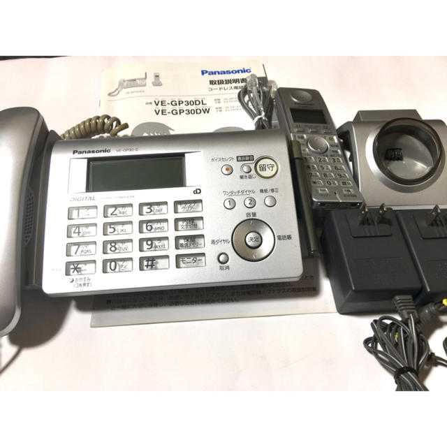 Panasonic 電話機 VE-GP30 動作確認済 子機おまけ | フリマアプリ ラクマ