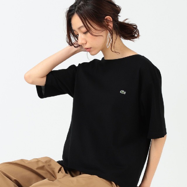 LACOSTE(ラコステ)のラコステLACOSTEのVﾈｯｸネイビーTｼｬﾂラルフローレンRALPHpolo レディースのトップス(Tシャツ(半袖/袖なし))の商品写真