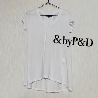 アンドバイピーアンドディー(&byP&D)の＆byP&D カットソー(Tシャツ(半袖/袖なし))