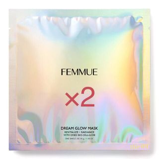 コスメキッチン(Cosme Kitchen)のFEMMUE 透明感・キメ ドリームグロウ MASK RR ×2(パック/フェイスマスク)