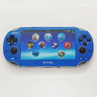 プレイステーションヴィータ(PlayStation Vita)のPS Vita 本体とケース、メモリーカード付き Wi-Fi専用モデル(携帯用ゲーム機本体)