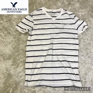 アメリカンイーグル(American Eagle)のアメリカンイーグル　爽やか　ボーダー Tシャツ(Tシャツ/カットソー(半袖/袖なし))