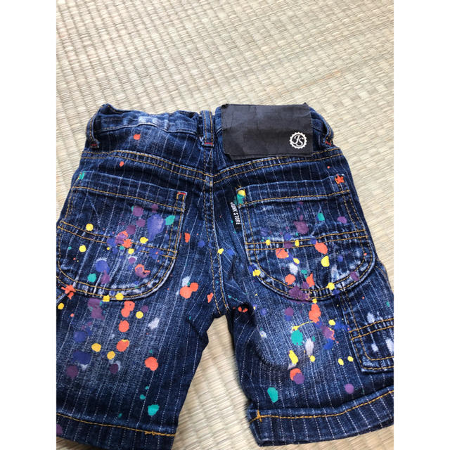 JUNK STORE(ジャンクストアー)のJUNK  STORE 95 デニム ハーフパンツ キッズ/ベビー/マタニティのキッズ服男の子用(90cm~)(パンツ/スパッツ)の商品写真