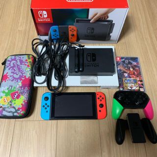 ニンテンドースイッチ(Nintendo Switch)の任天堂Switch 本体　プロコン付き(その他)