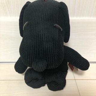 スヌーピー(SNOOPY)のスヌーピー  ぬいぐるみ　黒(ぬいぐるみ)