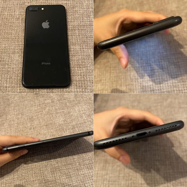 au(エーユー)のiPhone 8 Plus Space Gray 256 GB au スマホ/家電/カメラのスマートフォン/携帯電話(スマートフォン本体)の商品写真