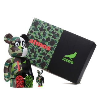 アトモス(atmos)の【限定品】BE@RBRICK atmos x STAPLE #3(その他)