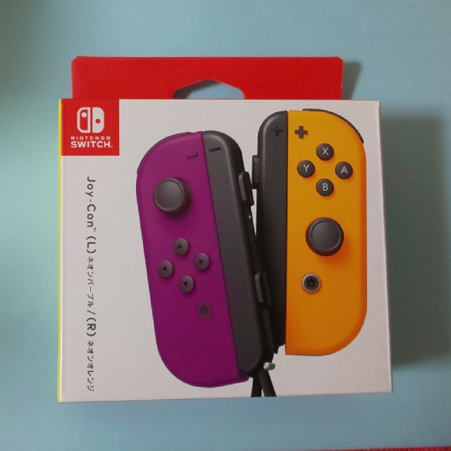 Switch  Joy-Con(L) ネオンパープル/(R) ネオンオレンジエンタメ/ホビー