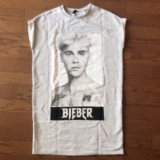 エイチアンドエム(H&M)のJustin Bieber ワンピース Mサイズ(ミニワンピース)