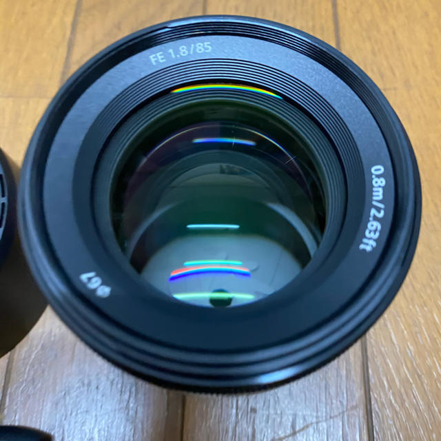 【試し撮りのみ】SONY FE 85mm F1.8 純正プロテクター付き