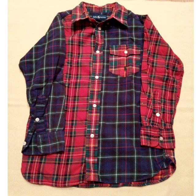 Ralph Lauren(ラルフローレン)のラルフローレン　チェックシャツ　120 キッズ/ベビー/マタニティのキッズ服男の子用(90cm~)(ブラウス)の商品写真