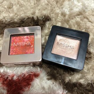 ミシャ(MISSHA)のミシャ アイシャドウ グリッタープリズム レッドビームプリズム CBE01セット(アイシャドウ)