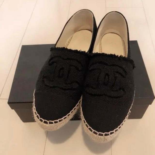 CHANEL(シャネル)のシャネル エスパドリーユ 限定値下げ！ レディースの靴/シューズ(スリッポン/モカシン)の商品写真