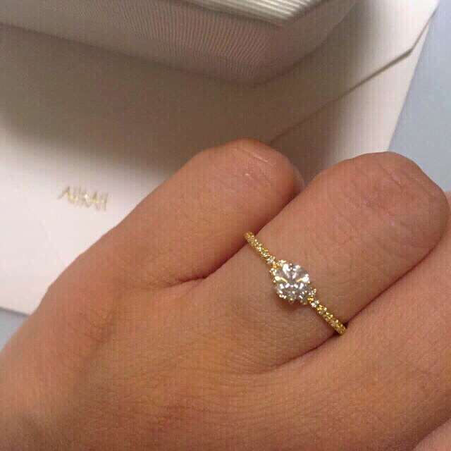 Ahkah アーカー アムール ダイヤリング💍 トリプルエクセレントH & C | フリマアプリ ラクマ
