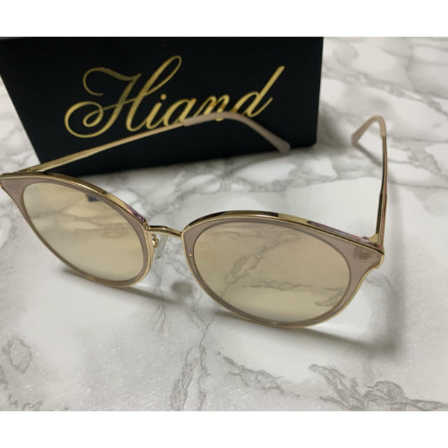 Hiand ピンクミラーサングラス レディースのファッション小物(サングラス/メガネ)の商品写真