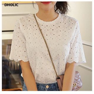 ディーホリック(dholic)のDHOLIC  レースTシャツ(Tシャツ(半袖/袖なし))