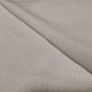 美しい雪のような白光沢ポリエステル縮緬ちりめん ご希望の長さコメントを!