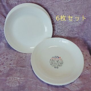 ヤマザキセイパン(山崎製パン)の春のパン祭り 白いお皿 6枚セット【未使用】(食器)