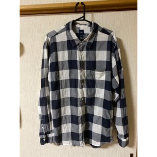 ギャップ(GAP)のGAP シャッツ(紺と白)(シャツ)