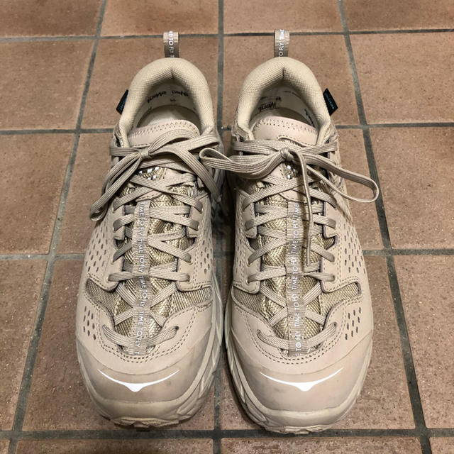 Engineered Garments(エンジニアードガーメンツ)のHOKA ONEONE TOR ULTRA LOW WP (BEIGE) メンズの靴/シューズ(スニーカー)の商品写真