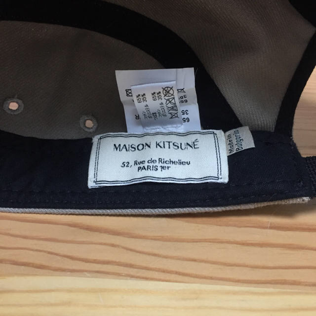 MAISON KITSUNE'(メゾンキツネ)のParisienキャップ レディースの帽子(キャップ)の商品写真