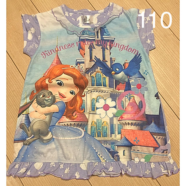 Disney(ディズニー)のDisney プリンセス ソフィア Tシャツ 110 キッズ/ベビー/マタニティのキッズ服女の子用(90cm~)(Tシャツ/カットソー)の商品写真