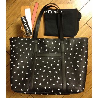 イセタン(伊勢丹)の専用perfume バッグ　P-DOT TOTE BAG ブラック(トートバッグ)