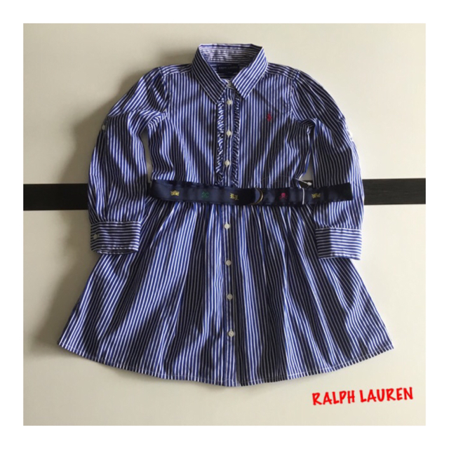 Ralph Lauren(ラルフローレン)のRALPHLAUREN ラルフローレン⭐ワンピース  キッズ/ベビー/マタニティのキッズ服女の子用(90cm~)(ワンピース)の商品写真