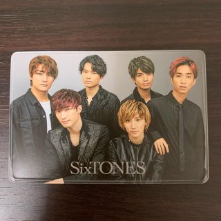 ジャニーズ(Johnny's)のSixTONES 会員証　FC ケース(アイドルグッズ)