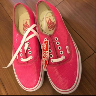 ロンハーマン(Ron Herman)の【新品】VANS オーセンティック　ネオンピンク(スニーカー)