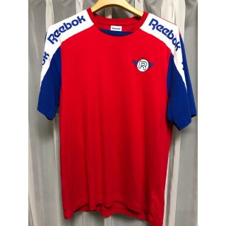 リーボック(Reebok)の【超美品✨】Reebok Tシャツ 半袖 赤 青(Tシャツ/カットソー(半袖/袖なし))