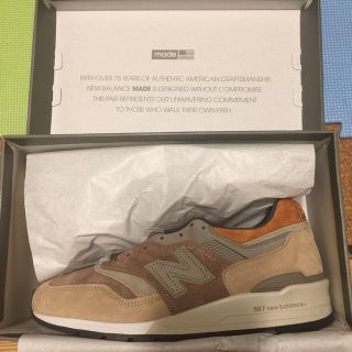 ニューバランス(New Balance)の【新品未使用】NEW BALANCE M997NAJ BROWN(スニーカー)