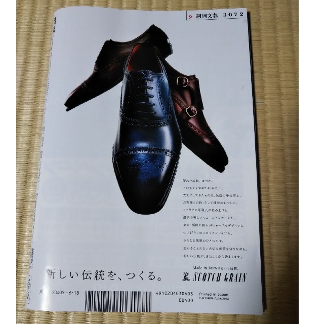 文藝春秋(ブンゲイシュンジュウ)の週刊文春 6月18日号 エンタメ/ホビーの雑誌(ニュース/総合)の商品写真