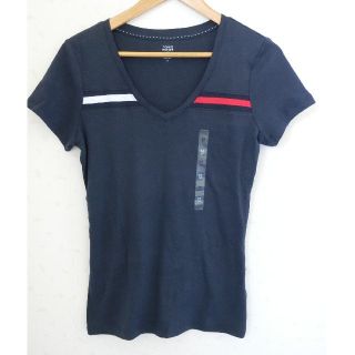 トミーヒルフィガー(TOMMY HILFIGER)の新品未使用！TOMMY HILFIGER　Tシャツ　ネイビーM(Tシャツ(半袖/袖なし))