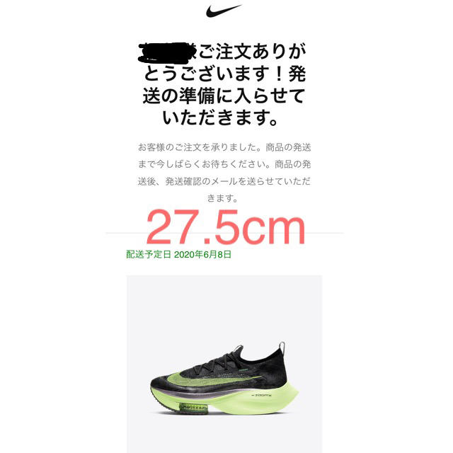 NIKE AIRZOOM ALPHAFLY NEXT 27.5cm