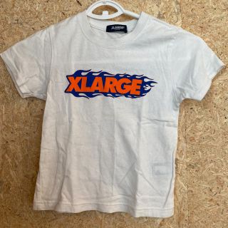 エクストララージ(XLARGE)のXLARGEKIDSホワイトTシャツ◡̈⃝110(Tシャツ/カットソー)