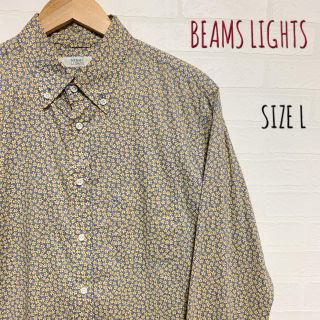 ビームス(BEAMS)のBEAMS LIGHTS ビームスライツ 長袖 花柄 シャツ L(シャツ)