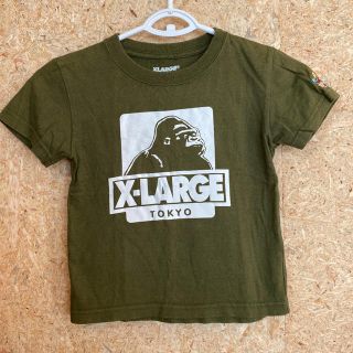 エクストララージ(XLARGE)のXLARGEKIDSカーキTシャツ◡̈⃝110(Tシャツ/カットソー)