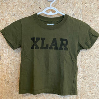 エクストララージ(XLARGE)のあーちゃん様専用XLARGEKIDSカーキXLARロゴT110(Tシャツ/カットソー)