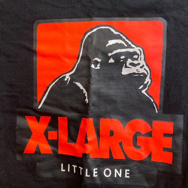 XLARGE(エクストララージ)のXLARGEKIDSブラックT◡̈⃝120 キッズ/ベビー/マタニティのキッズ服男の子用(90cm~)(Tシャツ/カットソー)の商品写真