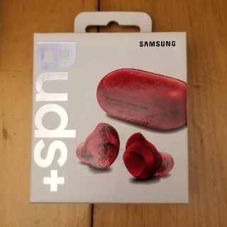 ギャラクシー(Galaxy)のGalaxy Buds+ 　レッド 　並行輸入品　未使用(ヘッドフォン/イヤフォン)