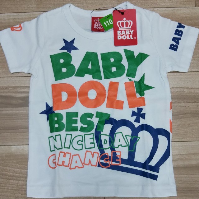 BABYDOLL(ベビードール)のベビードール 新品 Tシャツ 110 キッズ/ベビー/マタニティのキッズ服男の子用(90cm~)(Tシャツ/カットソー)の商品写真