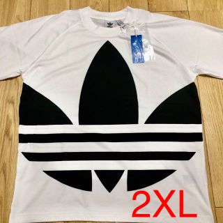 アディダス(adidas)のアディダス　白　XXL トレフォイル　ボクシー　tシャツ (Tシャツ/カットソー(半袖/袖なし))