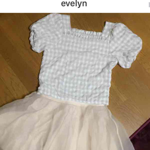 evelyn(エブリン)の evelyn ギンガムチェックトップス レディースのトップス(カットソー(半袖/袖なし))の商品写真