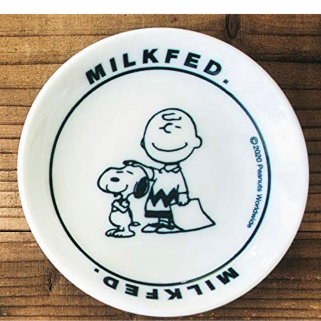 MILKFED.× SNOOPYチャーリーブラウン”美濃焼き”豆皿（1枚）