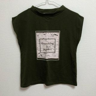 センスオブプレイスバイアーバンリサーチ(SENSE OF PLACE by URBAN RESEARCH)のタンクトップ　深緑　ノースリーブ(Tシャツ(半袖/袖なし))