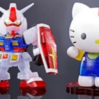 バンダイ(BANDAI)のハローキティとガンダム SD EX-STANDARD クリアカラー(模型/プラモデル)