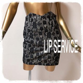 リップサービス(LIP SERVICE)のLIP SERVICE ♥ 大人綺麗 レース タイト ミニスカート(ミニスカート)