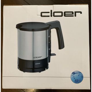 クロア（Cloer）電気ケトル 1.5ℓ ブラック　未使用(電気ケトル)