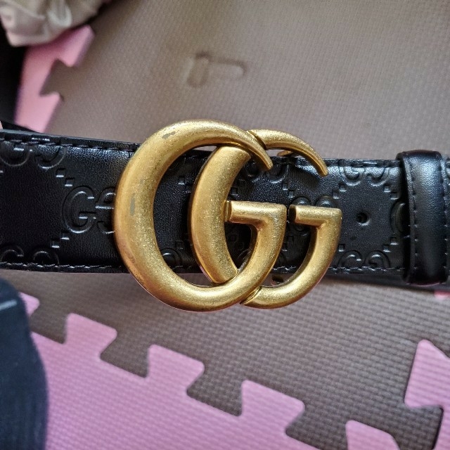 Gucci(グッチ)のGUCCI ダブルGバックルベルト 最終値下げ メンズのファッション小物(ベルト)の商品写真